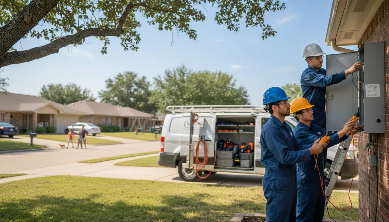 Certified electrician providing emergency electrical services in Cutler, CA